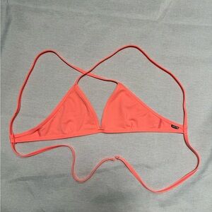 Jolyn Clothing Vibrant Coral Bikini Top